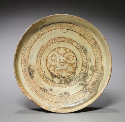Assiette profonde avec motifs décoratifs, 1100s - Byzantine