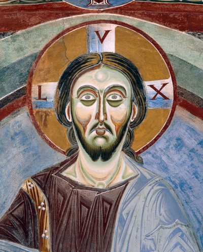 Visage du Christ Pantocrator (détail) - Byzantine