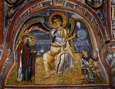 Saintes femmes au tombeau et apparition de l