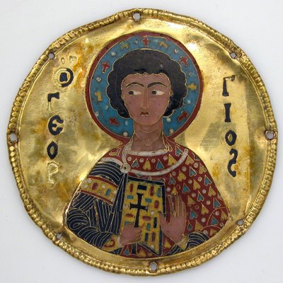 Médaillon avec Saint Georges d
