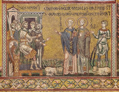 Saint Cassius et Saint Casto devant l