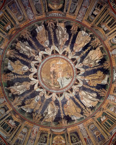 Les apôtres (mosaïque de plafond, 400-450) - Byzantine