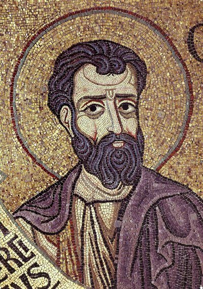 Le Prophète Osée (détail) des mosaïques intérieures de la basilique Saint-Marc, 12ème siècle - Byzantine Byzantine