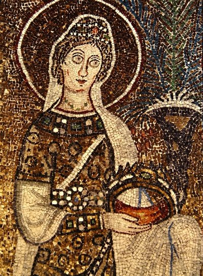 Une vierge martyre - Byzantine School