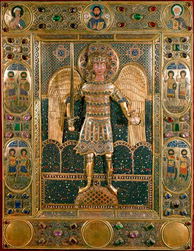 Art byzantin : Reliure de Missel décorée de la Représentation de l