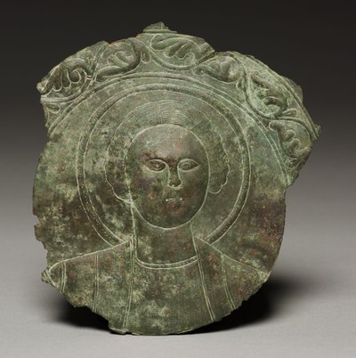 Plaque de porte avec la tête d