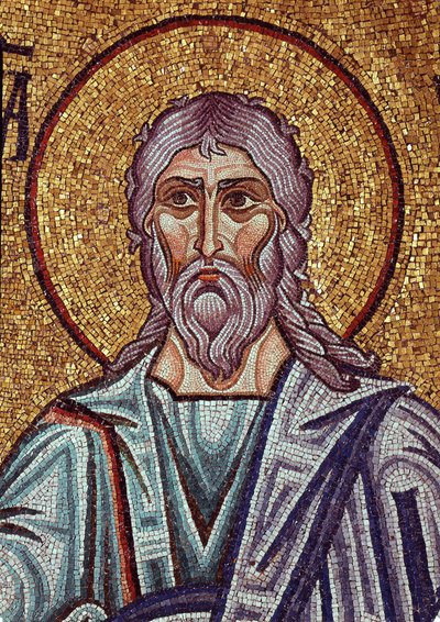 Le prophète Jérémie (6e siècle avant JC). Détail du décor de la basilique Saint Marc à Venise (Italie) - Byzantine School