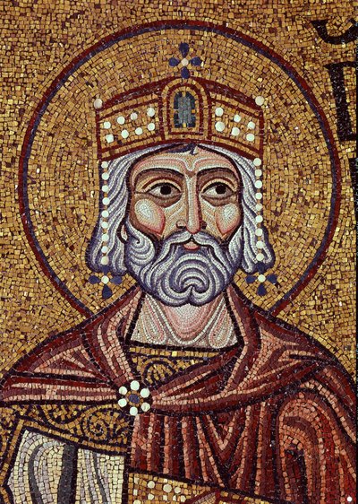 Le roi David - Byzantine School
