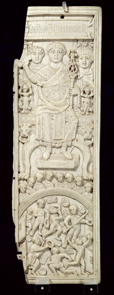 Panneau du Diptyque du Consul Areobindus, Constantinople, 506 AD - Byzantine School