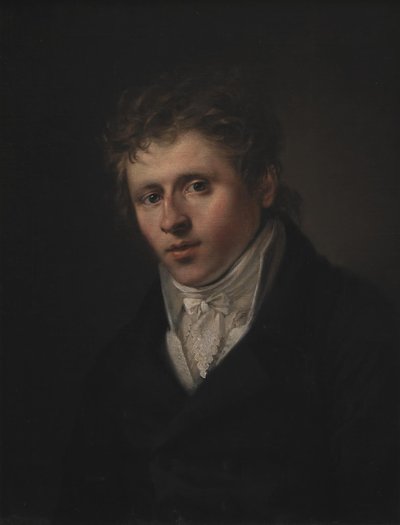 Portrait du peintre Johan Christian Dahl - C.A. Jensen