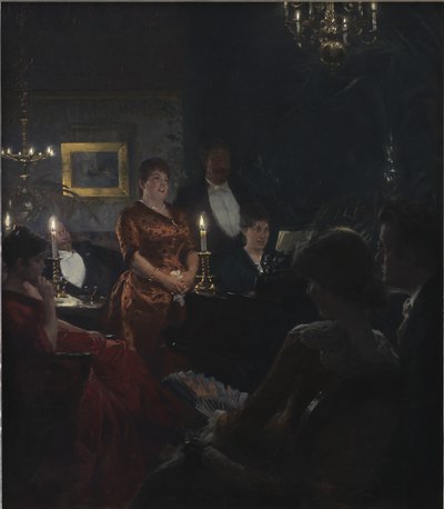 Portrait de Mme Gumperd - C.A. Jensen