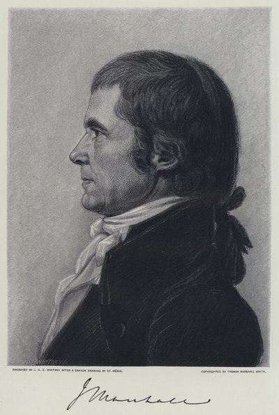 Juge en chef Marshall - C.B.J.F. de (after) Saint Memin