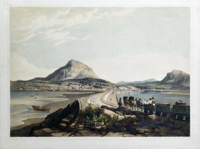 Port Madoc depuis la digue - C.F.W. C.F.W.