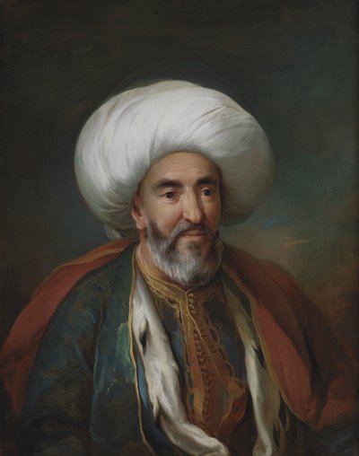 Portrait de Mahmud Agas, ambassadeur de Tripoli - C.G. Pilo
