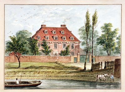 Vue de la maison Baumes, Hoxton, Londres, c1825 - CH Matthews