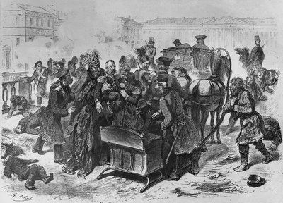 Assassinat du tsar Alexandre II à Saint-Pétersbourg, 13 mars - J.B. and Brown J. Rowbotham