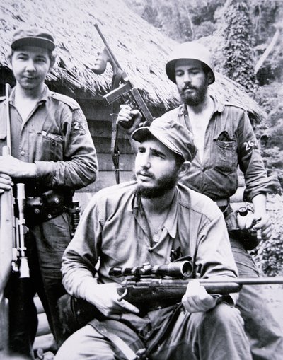 Fidel Castro dans les montagnes de la Sierra Maestra - J.B. and Brown J. Rowbotham