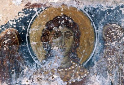 Fresque de Jésus dans l