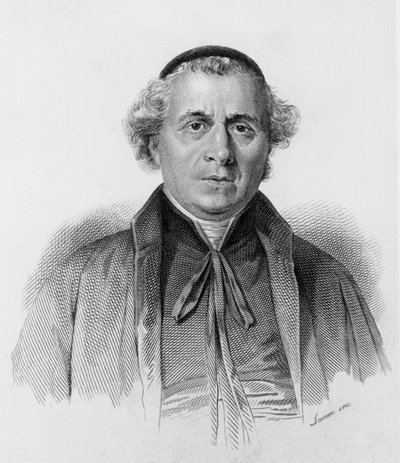 Portrait de Gioacchino Ventura di Raulica (1792-1861), jésuite italien, orateur, patriote, philosophe et écrivain, gravure - J.B. and Brown J. Rowbotham