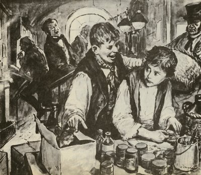 Charles Dickens enfant dans l