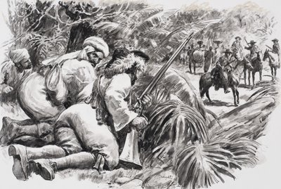 Gunmen in jungle - C.L. Doughty