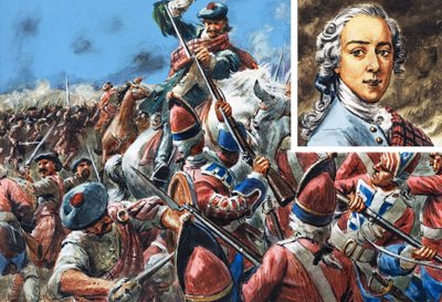 La bataille de Culloden (gouache sur papier) - C.L. Doughty