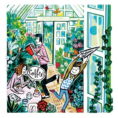 CAFÉ DANS LA MAISON VERTE - COSTANZA FAVERO