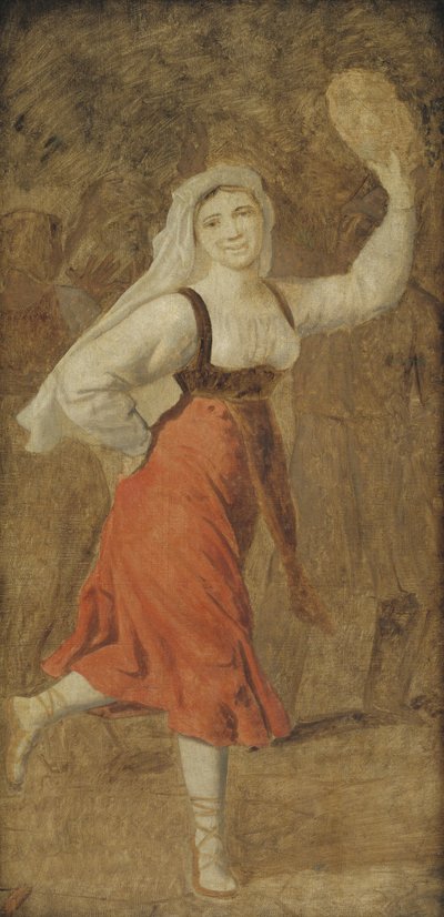 Une danseuse italienne - Christoffer Wilhelm Eckersberg