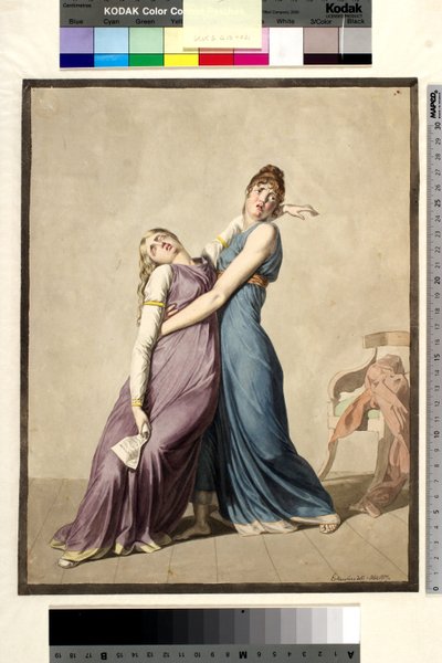 Une femme soutient une autre femme, qui s