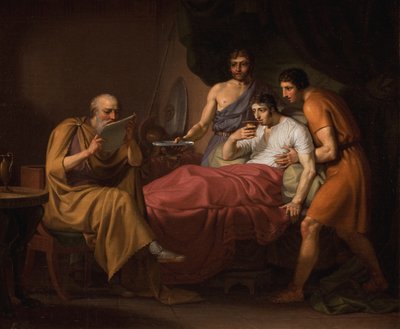 Alexandre le Grand sur son lit de malade - Christoffer Wilhelm Eckersberg