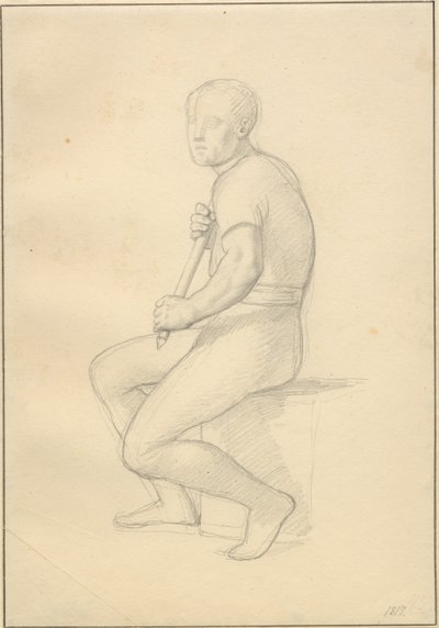 La mort de Balder - étude pour Thor - Christoffer Wilhelm Eckersberg