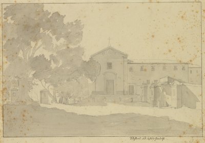 Monastère des Capucins près de Castel Gandolfo au sud-est de Rome - Christoffer Wilhelm Eckersberg