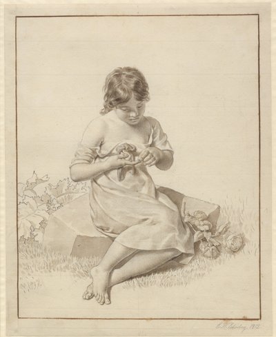 Une petite fille qui s