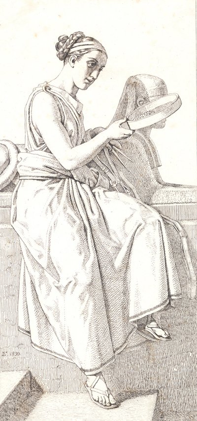 La Raison. Figure allégorique - Christoffer Wilhelm Eckersberg
