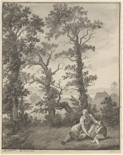 De la région autour de Skjoldnæsholm - Christoffer Wilhelm Eckersberg