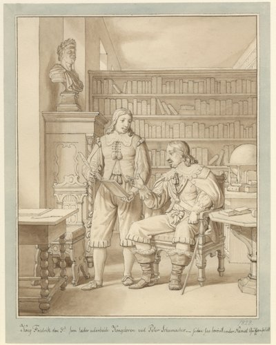 Frédéric III faisant rédiger la loi royale par Peder Schumacher - Christoffer Wilhelm Eckersberg