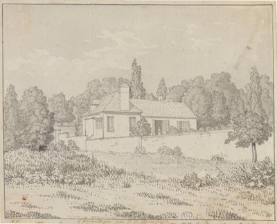 Maison de Jean-Jacques Rousseau dans le jardin du palais à Ermenonville - Christoffer Wilhelm Eckersberg