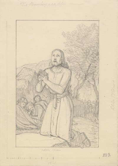 Christ à Gethsémani - Christoffer Wilhelm Eckersberg
