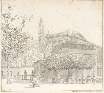 Restaurant Ledoyen près de la Place de la Concorde, Champs-Élysées, Paris - Christoffer Wilhelm Eckersberg
