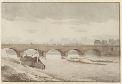Pont de la Seine à Neuilly, Paris, 13 mai 1812 - Christoffer Wilhelm Eckersberg