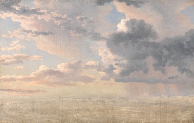 Étude de nuages au-dessus du détroit - Christoffer Wilhelm Eckersberg