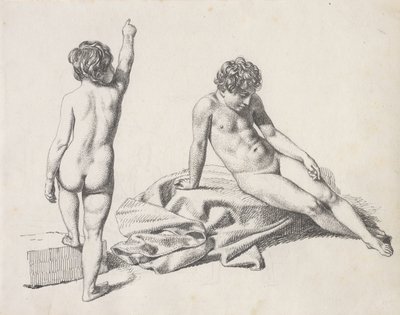 Deux petites filles nues, l