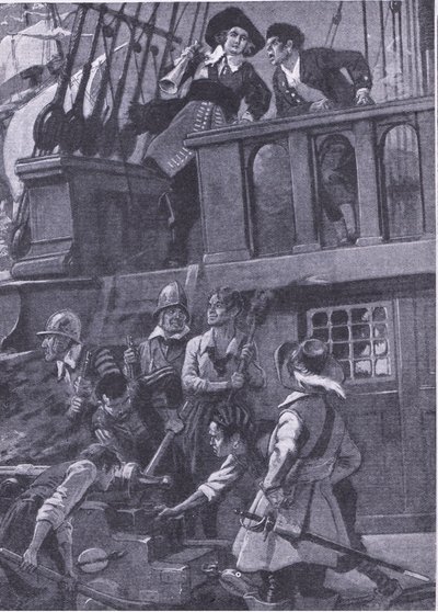 Comment le général Blake a combattu des batailles navales, illustration de 