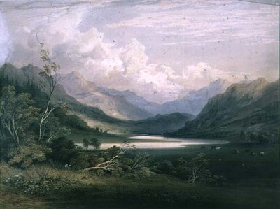 Scène dans le district des lacs anglais - C. F. Buckley