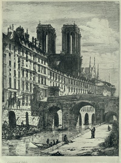 Le Petit Pont, 1915 - C. H. Meryon