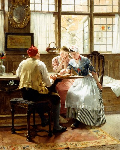 Le jeu de dames - C. Hendrick Nordenberg