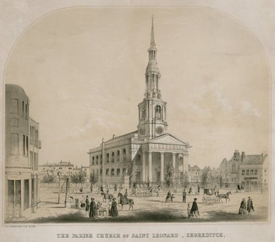 Église paroissiale de Saint-Léonard, Shoreditch, Londres - C. J. Greenwood