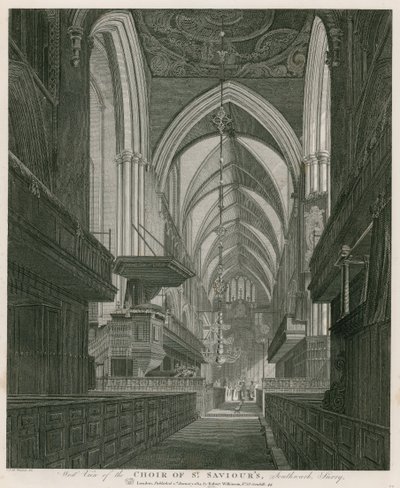 Vue ouest du chœur de l