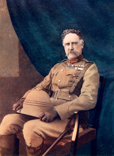 Lieutenant-Général NG Lyttelton, commandant la 4e brigade en Afrique du Sud, 1902 - C Knight