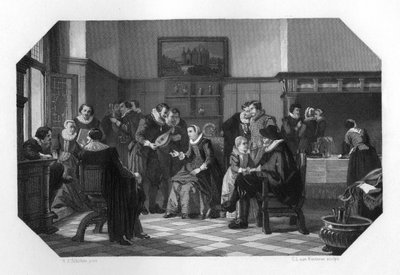 Le cercle de Muiden, Pays-Bas, XVIIe siècle, vers 1870 - Domenico del Barbiere